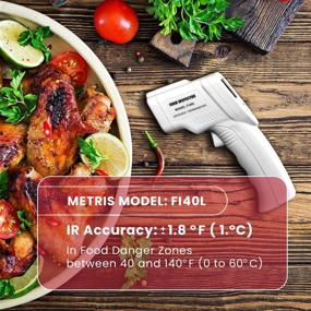 img 3 attached to Metris Instruments Food Inspector: Non-Contact Infrared Laser Thermometer for Accurate Food Safety Inspections