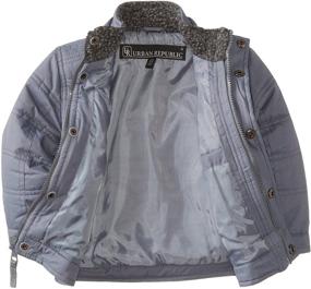 img 1 attached to Stylish and Functional: Urban Republic Little Boys' Quilted Puffer Jacket with Hood