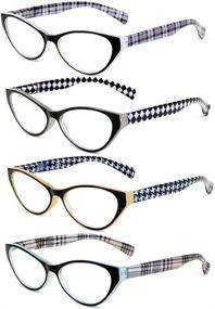 img 1 attached to 👓 Elevate Your Style: Calabria Emily Designer Reading Glasses - Perfect Blend of Fashion and Function