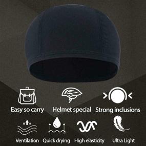 img 1 attached to Toplor Moisture Wicking Skull Cap