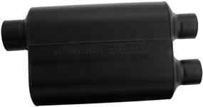 img 3 attached to 🔊 Flowmaster 9530462 Super 40 Muffler - Aggressive Sound, Black - 3.00 Offset IN / 2.50 Dual OUT