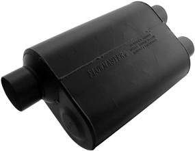 img 2 attached to 🔊 Flowmaster 9530462 Super 40 Muffler - Aggressive Sound, Black - 3.00 Offset IN / 2.50 Dual OUT