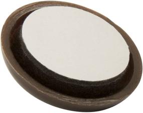 img 3 attached to 🪑 SuperSliders Self-Stick Furniture Sliders for Carpets (4 piece) - 1&#34; Walnut Brown - Round SuperSliders