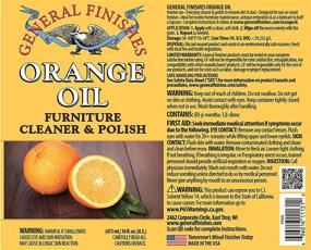 img 1 attached to Enhance and Protect Your Furniture with General Finishes Orange Oil Furniture Polish, 1 Pint