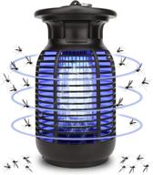 amulida electric bug zapper: powerful mosquito killer with waterproof design – ideal for indoor & outdoor use in home backyard patio logo