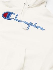 img 3 attached to Champion LIFE Pullover Hoodie White 586047 Men's Clothing for Active