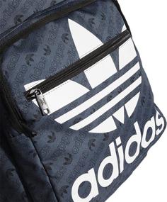 img 1 attached to 🎒 adidas Originals Trefoil Pocket Backpack: Monogram Onix Grey, One Size - Stylish and Functional