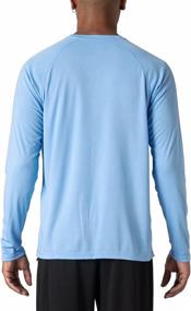 img 3 attached to 👕 High-performance Long Sleeve Moisture Wicking Athletic Shirt for Men with UPF 50+ Sun Protection and UV Shielding, MAGCOMSEN Brand