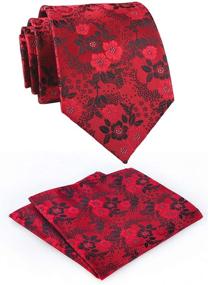img 4 attached to Premium Standard Length Formal Wedding Neckties: Elevate Your Style