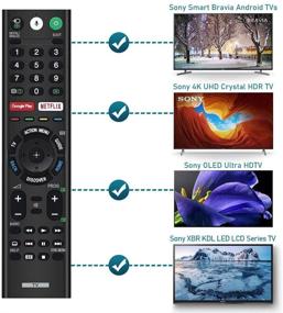 img 3 attached to 📺 Пульт CtrlTV - Sony Smart Bravia с голосовым поиском, пульт Sony Bluetooth Mic, совместимые с Android телевизоры, Sony 4K UHD Crystal HDR TV, Sony OLED Ultra HDTV, телевизоры серии XBR KDL, RMF-TX300U.