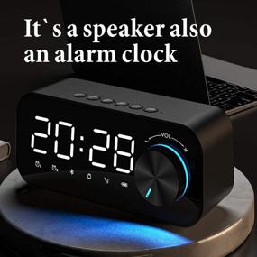 img 1 attached to Bluetooth Speaker，Bluetooth Clock，Supprt Temperature Reminder
