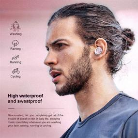 img 1 attached to Wireless Bluetooth Cancelling Headphones Waterproof