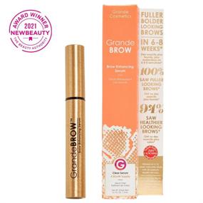 img 3 attached to 💪 Сыворотка для улучшения бровей GrandeBROW от Grande Cosmetics: Помогает создать впечатление густых и ярких бровей, формула без жестокости.