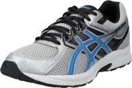 asics contend running silver electric men's shoes логотип