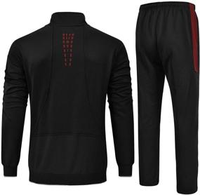 img 3 attached to Rdruko Athletic Casual Tracksuit Sweatsuit Men's Clothing