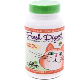 img 4 attached to 🐱 In Clover Fresh Digest: Powerful Digestive Aid and Immune Support Supplement for Cats - Promotes Healthy Stools, Controls Hairballs, Eliminates Litterbox Odor. Fast-Acting Natural Prebiotic and Enzyme Powder.