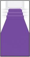 ковровый бегунок beistle 24 дюймов пурпурный логотип
