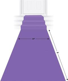 img 3 attached to Beistle Carpet Runner 24In Purple