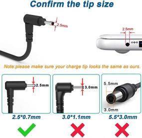 img 2 attached to 🔌 High-Quality 40W AC Adapter Charger for Samsung 11.6-inch Chromebook 2 3 XE500C13 XE303C12 XE500C12 - Reliable Power Supply Cord PA-1250-98 BA44-00322A 303C 500C 503C XE303C12-A01US XE500C13-K03US XE500C13-K02US Laptop