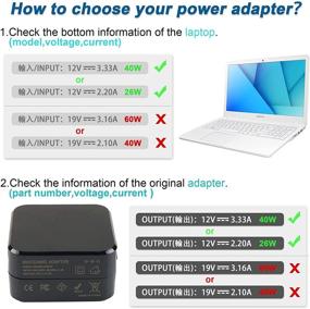 img 3 attached to 🔌 High-Quality 40W AC Adapter Charger for Samsung 11.6-inch Chromebook 2 3 XE500C13 XE303C12 XE500C12 - Reliable Power Supply Cord PA-1250-98 BA44-00322A 303C 500C 503C XE303C12-A01US XE500C13-K03US XE500C13-K02US Laptop