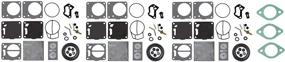 img 3 attached to Gaskets Compatible Polaris Carburetor 3240128