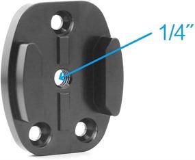 img 2 attached to 📷 FEICHAO Aluminum CNC Quick Release Tripod Mount with 1/4 Adapter Buckle Base Interface - Compatible for Hero 8 7 6 5 4 3 and Other Sports Camera (Surface Mount Board)