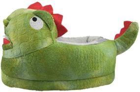 img 3 attached to 🦖 Durable Tirzrro Dinosaur Slippers with Non-Slip Rubber Sole for Boys and Girls