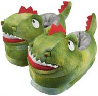 🦖 durable tirzrro dinosaur slippers with non-slip rubber sole for boys and girls logo