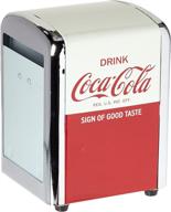 tablecraft cc381 coca cola napkin dispenser: a convenient and stylish solution for coca cola enthusiasts логотип