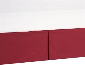 img 1 attached to Wrinkle Resistant Tailored Microfiber Burgundy