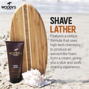 img 3 attached to 🪒 Smooth Shaving Experience with Woody's Shave Lather 177 ml