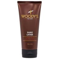 🪒 smooth shaving experience with woody's shave lather 177 ml logo