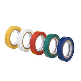 img 4 attached to AmazonCommercial Electrical Tape 1/2-inch by 6.66-yard Multi-Color 10-Pack - High-Quality Electrical Tape for Various Applications