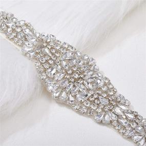 img 2 attached to AW BRIDAL Rhinestone Wedding Bridesmaid Women's Accessories