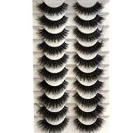 👁️ gmagictobo fake eyelashes natural: 15mm cat eye lashes pack - short, fluffy, faux mink, thick, curly, 3d dramatic soft strip false eye lashes - multipack logo