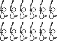 12 pack of black vinylbds background backdrop clips clamps holder for photo video studio logo