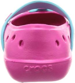 img 2 attached to 👑 Cute and Comfortable Crocs Girls Keeley Barely Little Girls' Shoes and Flats: A Perfect Fit for Your Little Princess