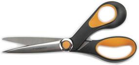 img 1 attached to ✂️ Fiskars 175800-1002 Razor-edge Softgrip Scissors, 8 Inch, Black: Premium Cutting Tool for Precision, Comfort, and Durability