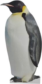 img 4 attached to 🐧 Мозаичный картонный вырез пингвина в натуральную величину: веселое украшение для вечеринки и магазина, высотой 3 фута
