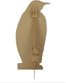 img 3 attached to 🐧 Мозаичный картонный вырез пингвина в натуральную величину: веселое украшение для вечеринки и магазина, высотой 3 фута