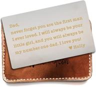 metal card insert wallet - designed for men's wallets, card cases & money organizers - engraved men's accessories logo