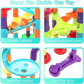 img 2 attached to JING ZHI Marble Run Kids: A Whirlwind of Creative Fun for Little Builders