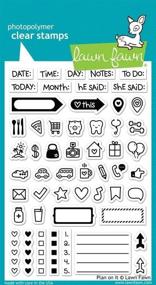 img 3 attached to 📅 Lawn Fawn Clear Stamps - Plan On It (LF1129): Organize with Style!