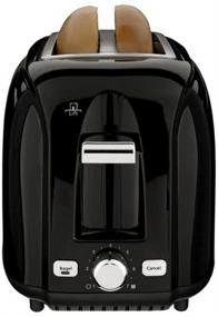 img 1 attached to 🍞 Sunbeam 2-Slice Toaster, Dimensions 8X7.5X11.5, Color Black and Silver