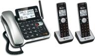 📞 at&amp;t cl84202 dual-handset corded/cordless answering system with caller id/call waiting logo
