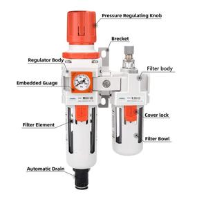 img 3 attached to NANPU Compressed Regulator Lubricator Separator Filtration for Compressed Air Treatment
