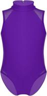 inhzoy sleeveless splice leotard unitard logo