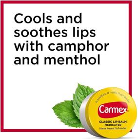 img 2 attached to 💋 Carmex Medicated Lip Balm Jars - Pack of 3, Lip Protectant for Optimal Lip Care