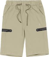 🩳 women's lightweight bermuda shorts with ultra-stretch, quick-dry fabric, drawstring, and zipper pocket - ideal for hiking, travel, and workout - little donkey andy логотип