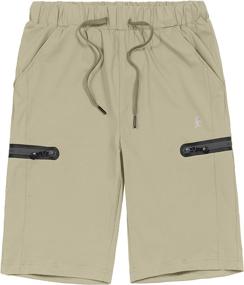 img 4 attached to 🩳 Women's Lightweight Bermuda Shorts with Ultra-Stretch, Quick-Dry Fabric, Drawstring, and Zipper Pocket - Ideal for Hiking, Travel, and Workout - Little Donkey Andy